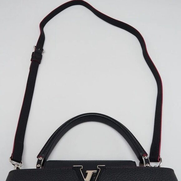 Louis Vuitton Cobalt/Fuchsia Taurillon Leather Capucines PM Bag - Picture 7 of 12